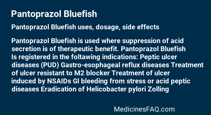Pantoprazol Bluefish